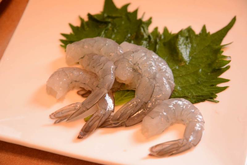 ゆきエビのお刺身